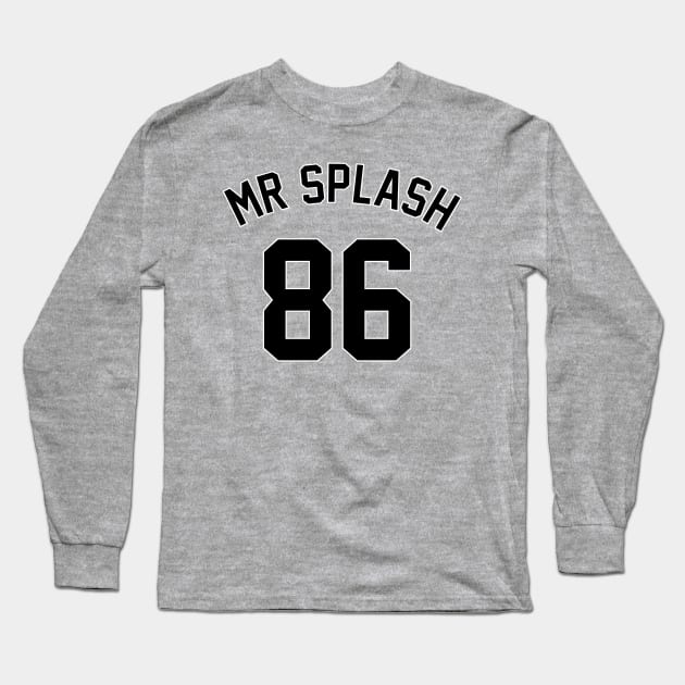 Mr. Splash version 2 Long Sleeve T-Shirt by CanossaGraphics